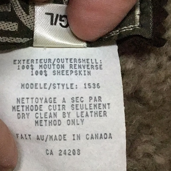 Brown Shearling Vest - Picture 5 of 8